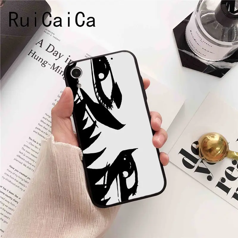 Ruicaica Мультяшные глаза Tomie Comic Красочный милый чехол для телефона iPhone X XS MAX 6 S 7 plus 8