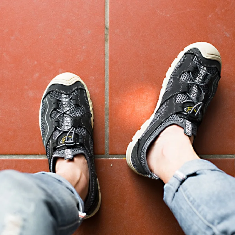 Сетчатые кроссовки Мужская обувь Уличная Chaussures Обувь на плоской подошве