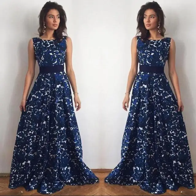 2019 Летнее Длинное платье с цветочным принтом Boho пляжное туника Макси женское