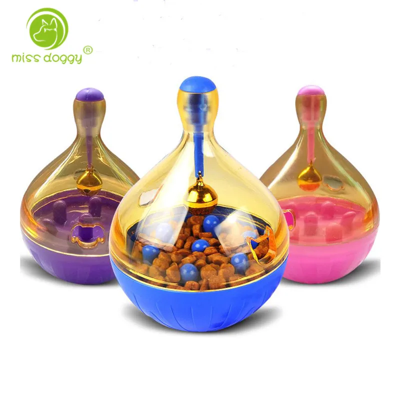 Новый S/L Забавный Кот Игрушка улучшая IQ Pet тумблер утечка питатель обучение игры