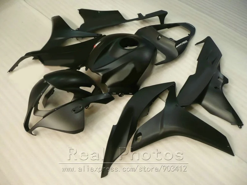 Высококачественные пластиковые обтекатели для Honda CBR600RR 2007 2008 матовые черные