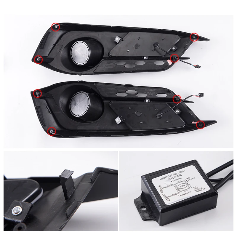 OKEEN 2x автомобильный Стайлинг DRL комплект для Honda Civic 10th 2017 2016 дневные ходовые огни