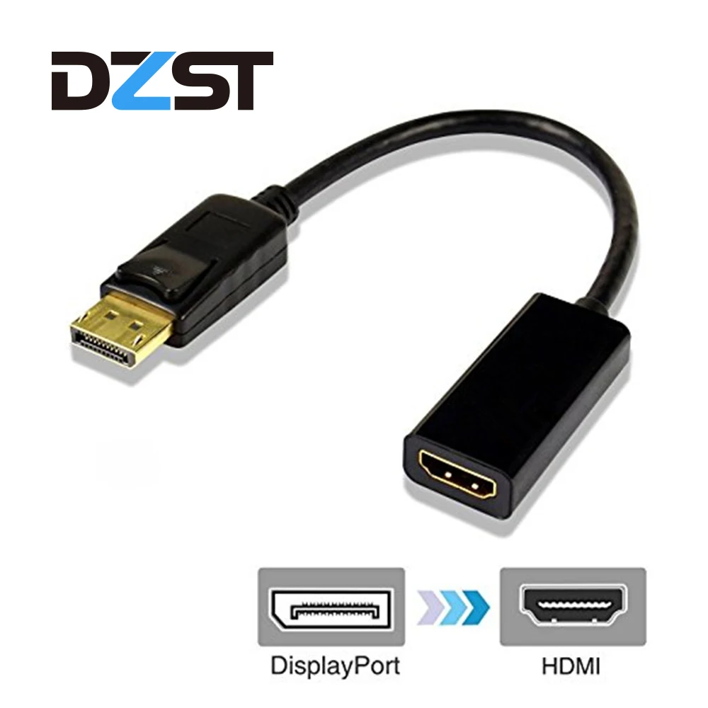 Адаптер с разъемами DP и HDMI адаптер разъемом 1080P кабель переходник для дисплея
