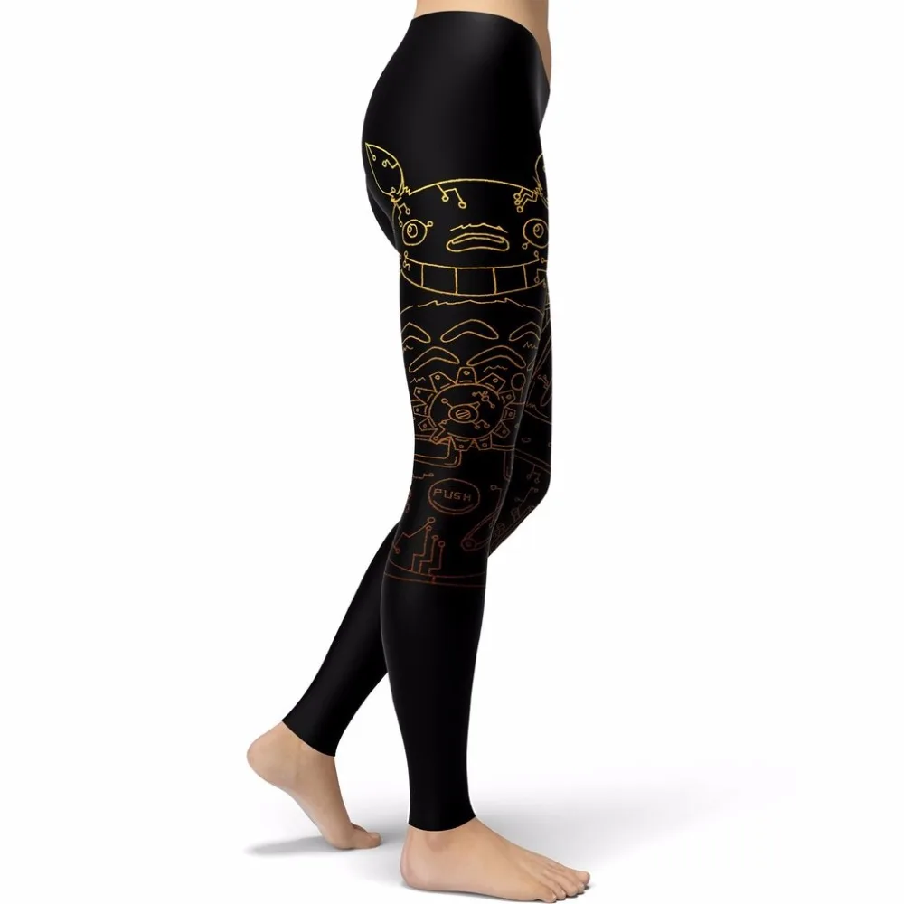 Новое поступление женские леггинсы с рисунком Мой сосед Тоторо Kawaii принтом для