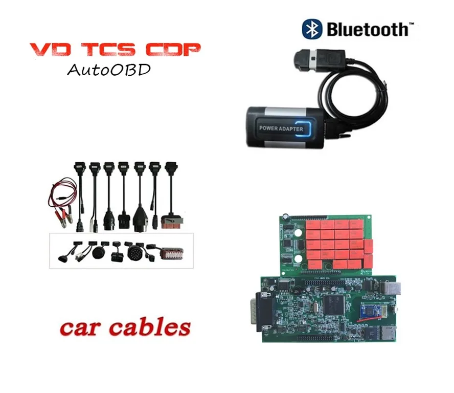 Для зеленой печатной платы доска TCS CDP для автокомс PRO Plus 2015. R3/2016R0 Bluetooth/без Bluetooth и