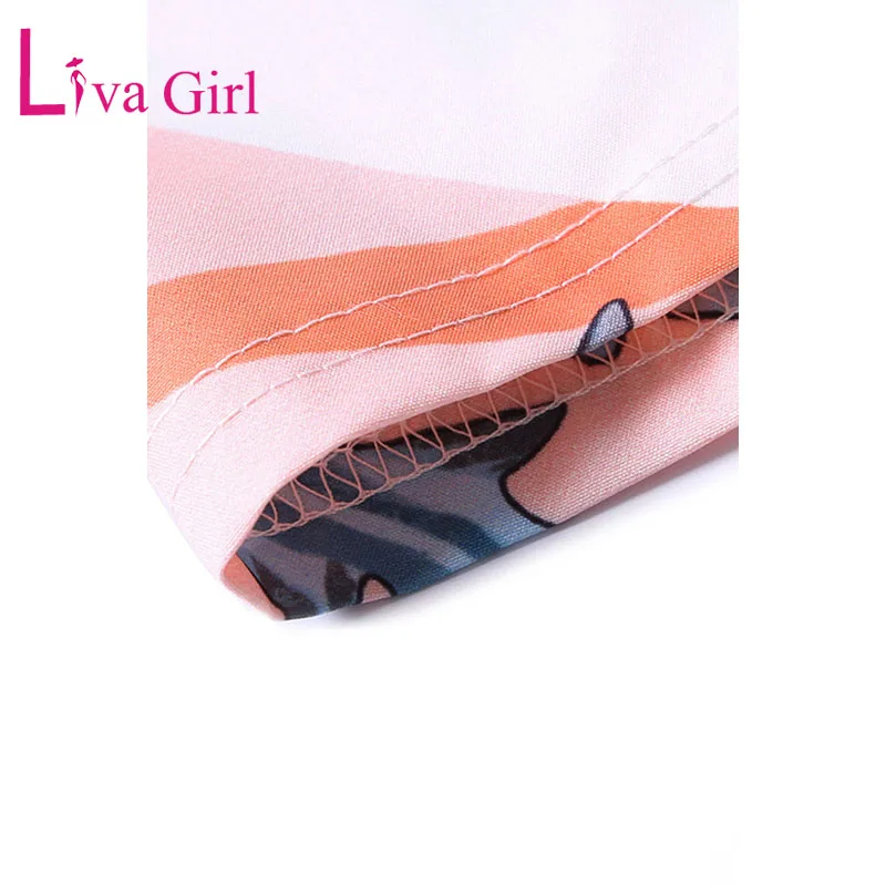 Майка LIVA GIRL Женская с цветочным принтом без рукавов шикарный пикантный топ