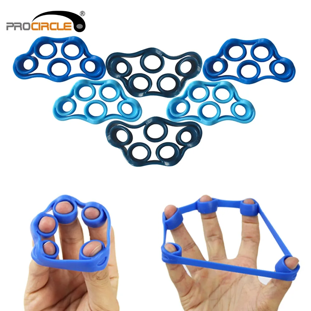 ProCircle набор силиконовых ремней сопротивления для рук, тренажер для йоги, носилки для пальцев