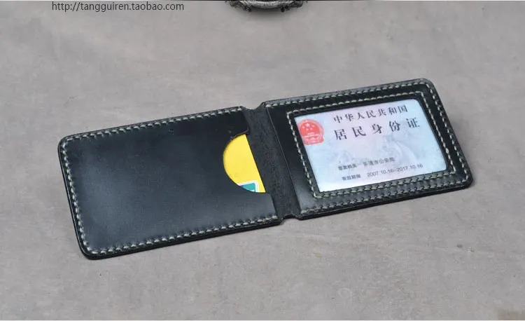 Маленький держатель для карт DIY кожаный шитья ПВХ фото карты | Дом и сад