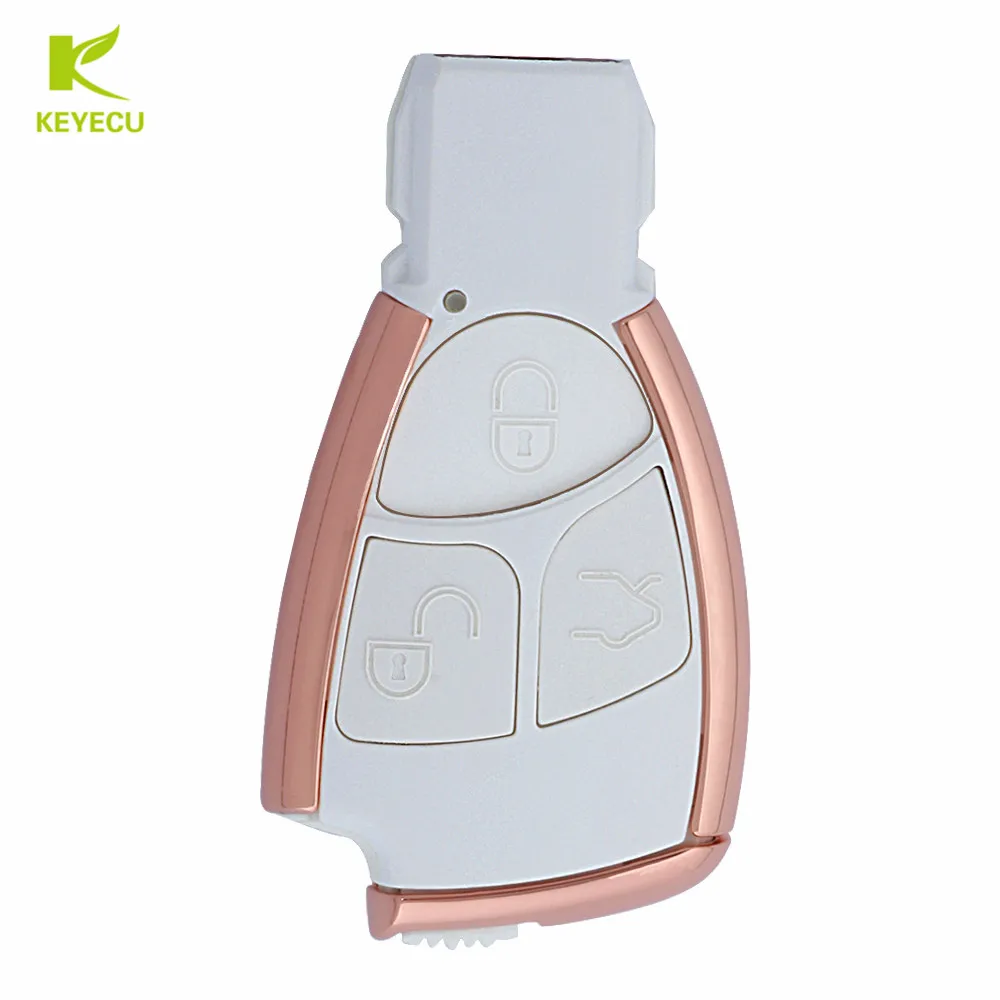 KEYECU Замена изменения удаленного ключа автомобиля чехол Fob 3 Кнопка для Mercedes Benz CES B