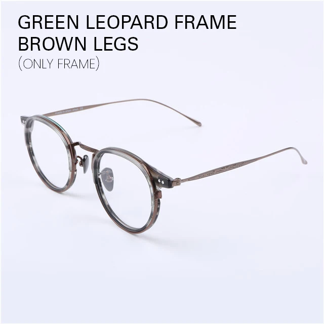 LEOPARD(BROWN LEG) Sweet Citrus Pure B Titanium Glasses Frame Men Myopia Prescription Eyeglasses Women Ultralight Acetate Optical Spectacle Eyewear - Цвет оправы: LEOPARD(BROWN LEG)