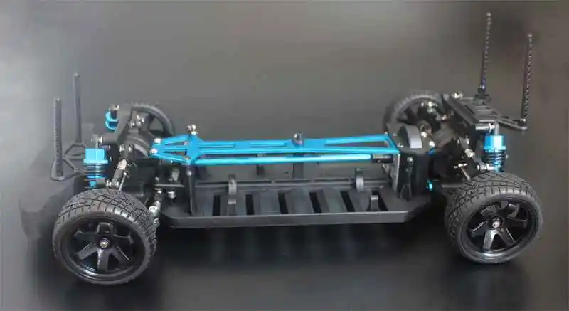 Sponge tire 1/10 RC 4WD модель игрушки автомобиль на дороге Дрифт автомобиль пустая рама бесщеточная версия Неограниченное HSP 94123 - Цвет: Sponge tire