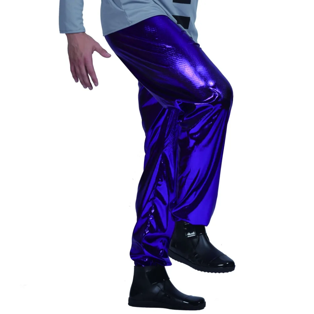 

Men Robot Alien Artificial Intelligence Costume Carnival Party Purple Adult Male Cosplay Outfits Clothing Halloween Costumes