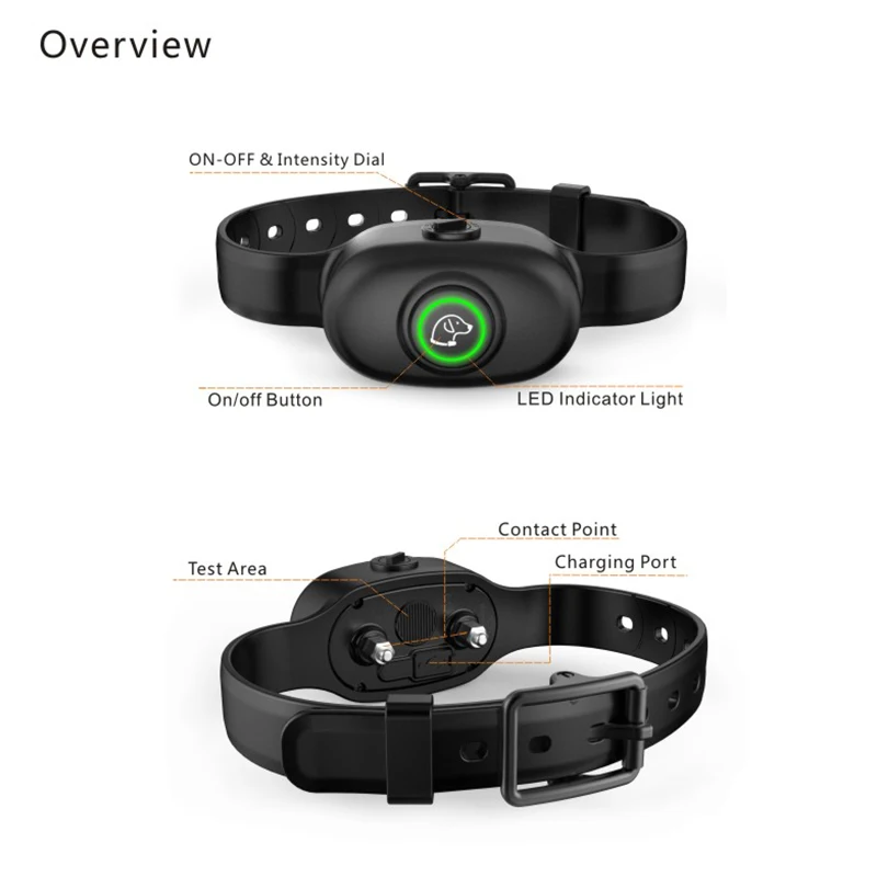 Новый ошейник для собак автоматический с защитой от кора водонепроницаемый