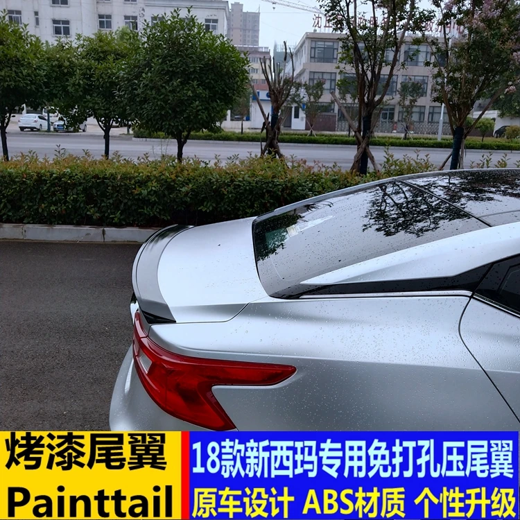 Для nissan maxima спойлер- maxima спойлер Высокое качество ABS Материал Неокрашенный цвет для nissan maxima спойлер