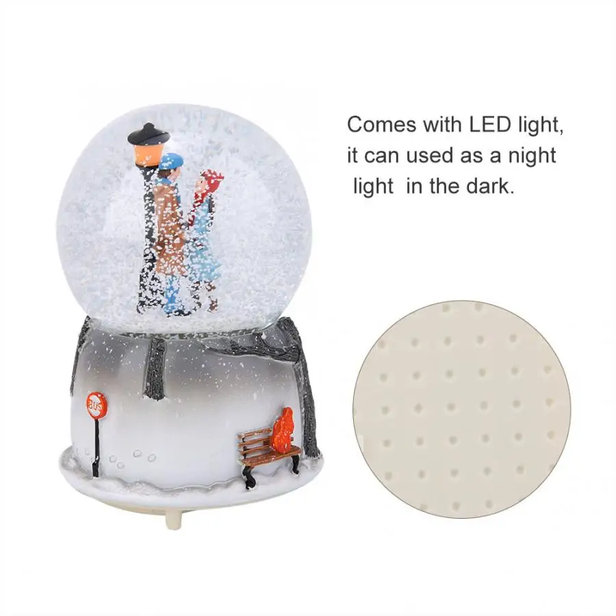 Светильник Ник музыкальная шкатулка хрустальный шар ремесло Домашний