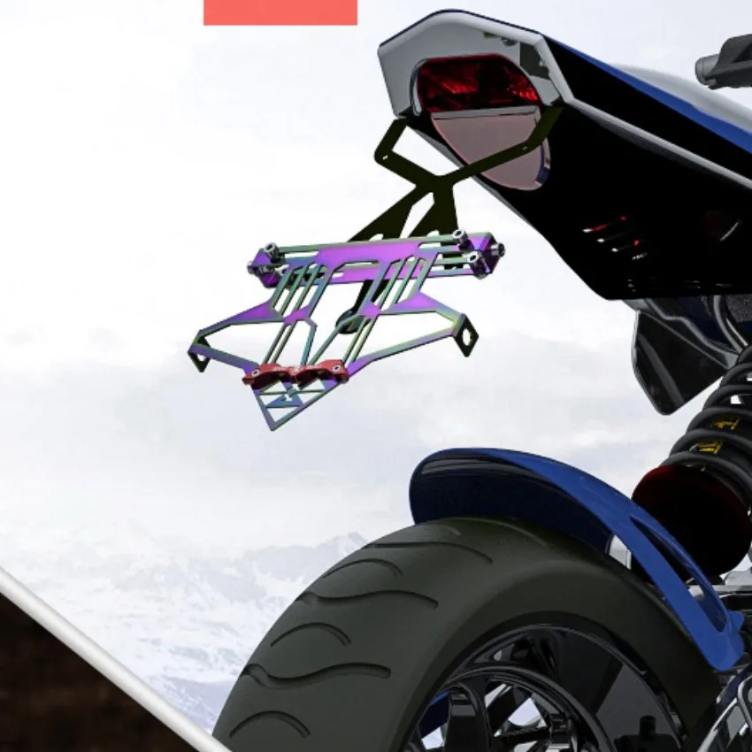 Дух зверь мотоцикл модифицированный номерной знак рамка eneral Регулируемый очень
