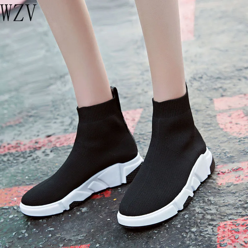 Женские кроссовки с высоким берцем Повседневные Дышащие Кроссовки для бега b202