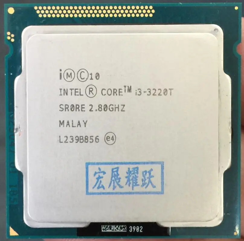 Процессор Intel Core i3 3220T для ПК процессор (3 Мб кэш 2 80 ГГц) LGA1155 настольный