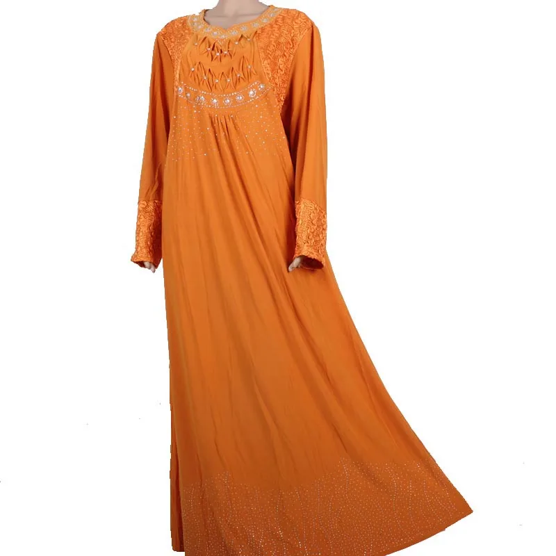 Мусульманский Абая Кафтан Исламская Одежда для Женщин Бисероплетение Дизайн