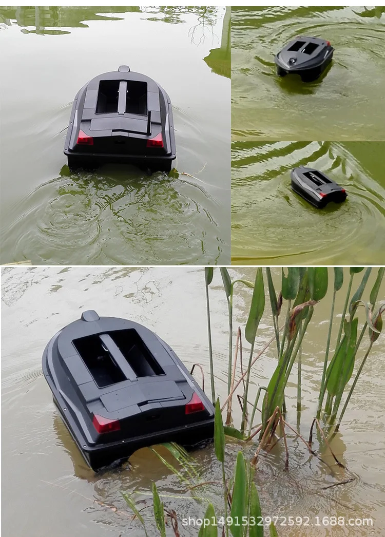 

PDDHKK Double Chamber Fishing Tool Smart 300m Remote Control Distance Bait Boat Fish Finder Fish Boat Waterproof Ship Speedboat