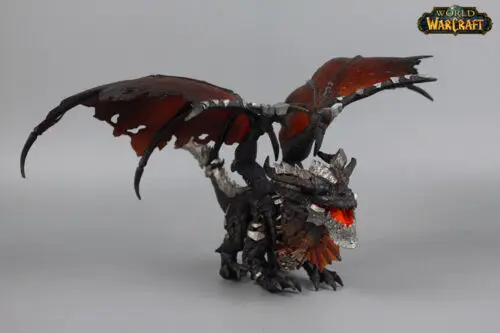 WOW Cataclysm Neltharion смерть крыло Рисунок Статуя с эффектом градиента света