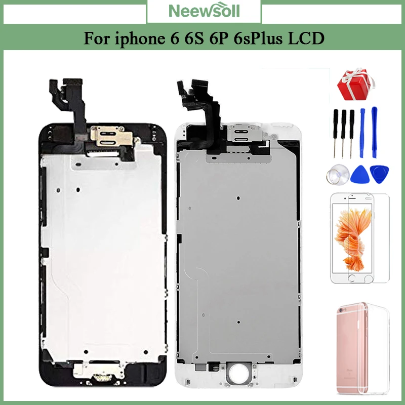 Для iPhone 6 6plus 6S Plus lcd AAA + полная сборка в комплекте 100% с 3D Force сенсорный экран Замена