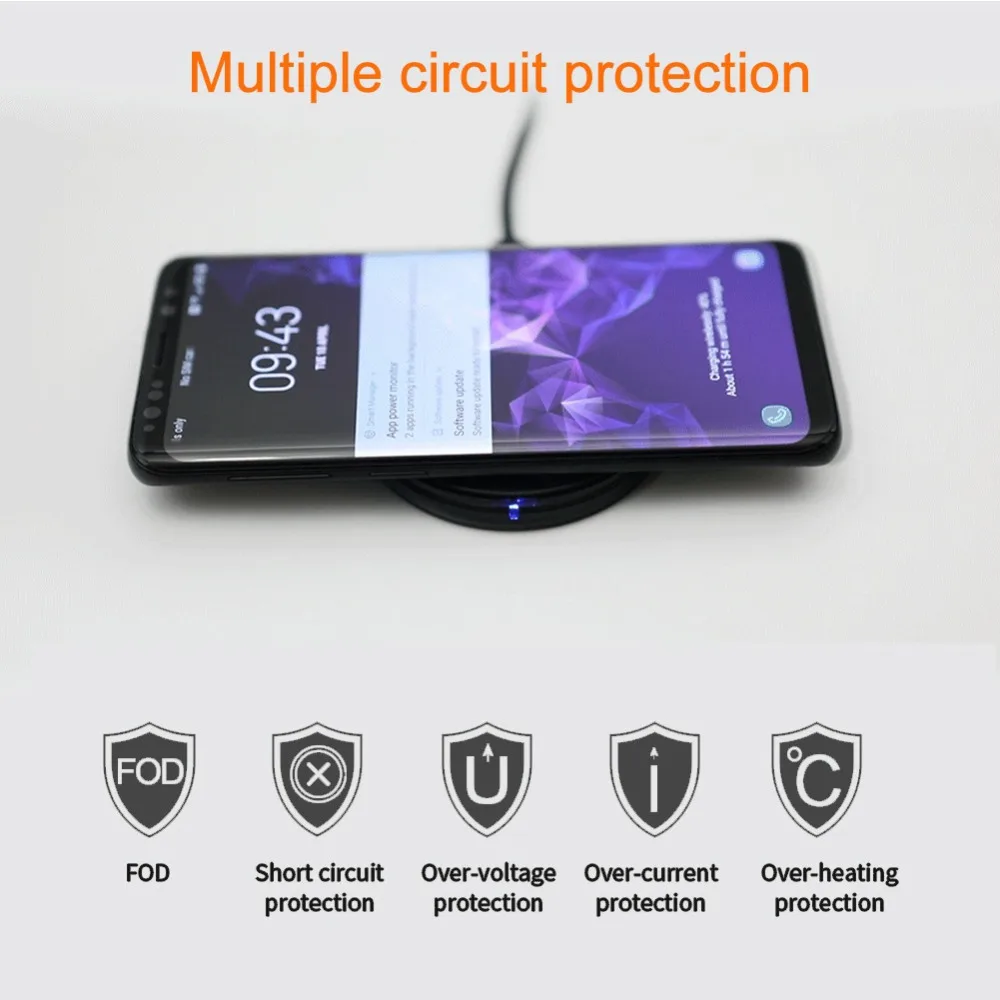 NILLKIN для Xiaomi mi 8 Lite Qi беспроводной набор зарядки Беспроводное зарядное устройство