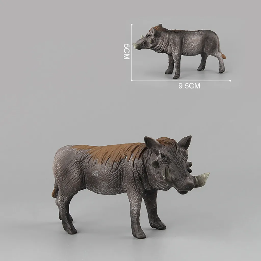Образовательная наука дикая кабана мини модель животного орнамент фигурка