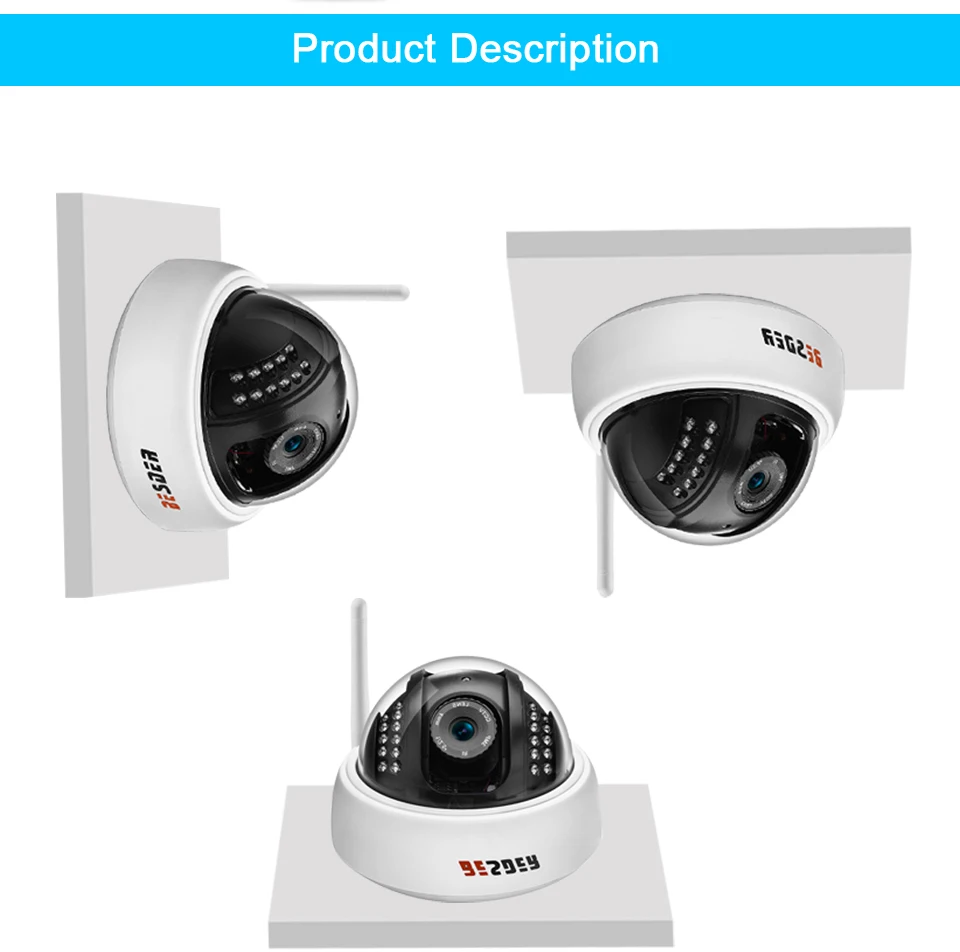 Ip камера видеонаблюдения BESDER 720P 1080P Wi Fi 2 Мп со встроенным микрофоном|Камеры