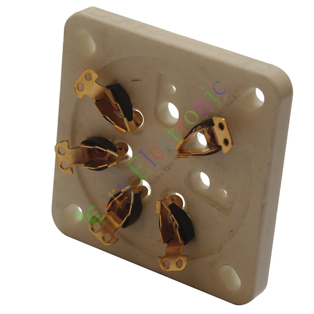 Оптовая и розничная продажа 5 шт. 7 контактный золотистый медный керамический