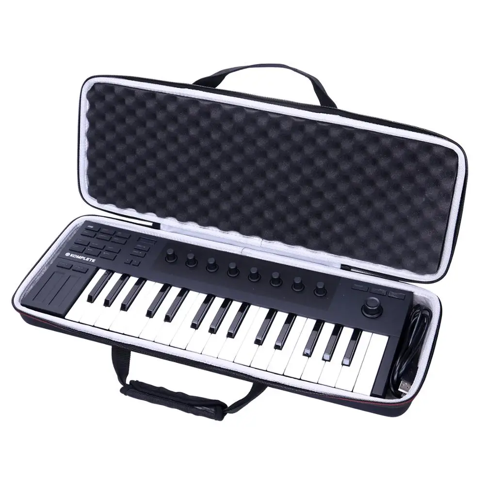 Черный Жесткий Чехол LTGEM EVA для клавиатуры контроллера Native Instrument Komplete Kontrol M32|Сумки