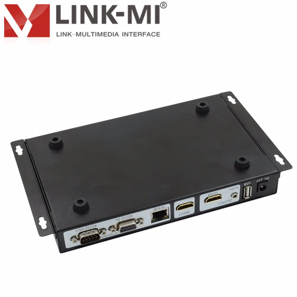 LINK MI WPS42 HDMI надпись символ Adder через RS 232 локальное управление сетью отображает