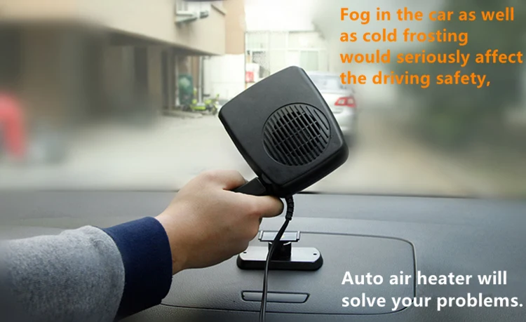 E Defroster Авто Demister 12 в автомобильный теплый воздуходувка Портативный лобовое