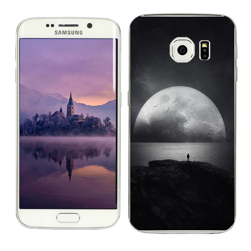 For Coque Samsung S6 Edge Case Soft TPU Back Beans Painted Cover for Galaxy edge Silicone G925 Matte Capa | Мобильные телефоны и