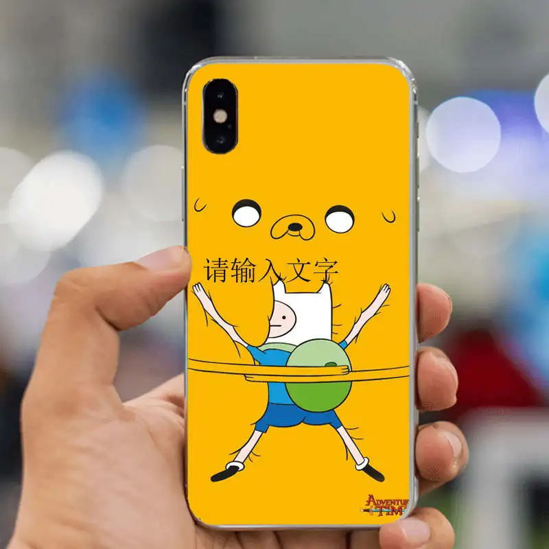 Синий Чехол для телефона Beemo Adventure Time с забавным рисунком из жесткого поликарбоната для iPhone XS MAX 4S 5S 5c SE 6 6S Plus 7 7Plus 8 8Plus X 10 - Цвет: Синий