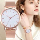 Новые женские часы, модные роскошные дамские часы цвета розового золота и серебра для женщин, женские часы, часы, женские часы
