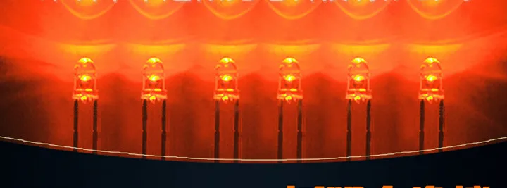 

1000PCS / LOT LED lamp beads line 3MM / F3 round, white hair orange light, ultra-bright light-emitting diode long legs