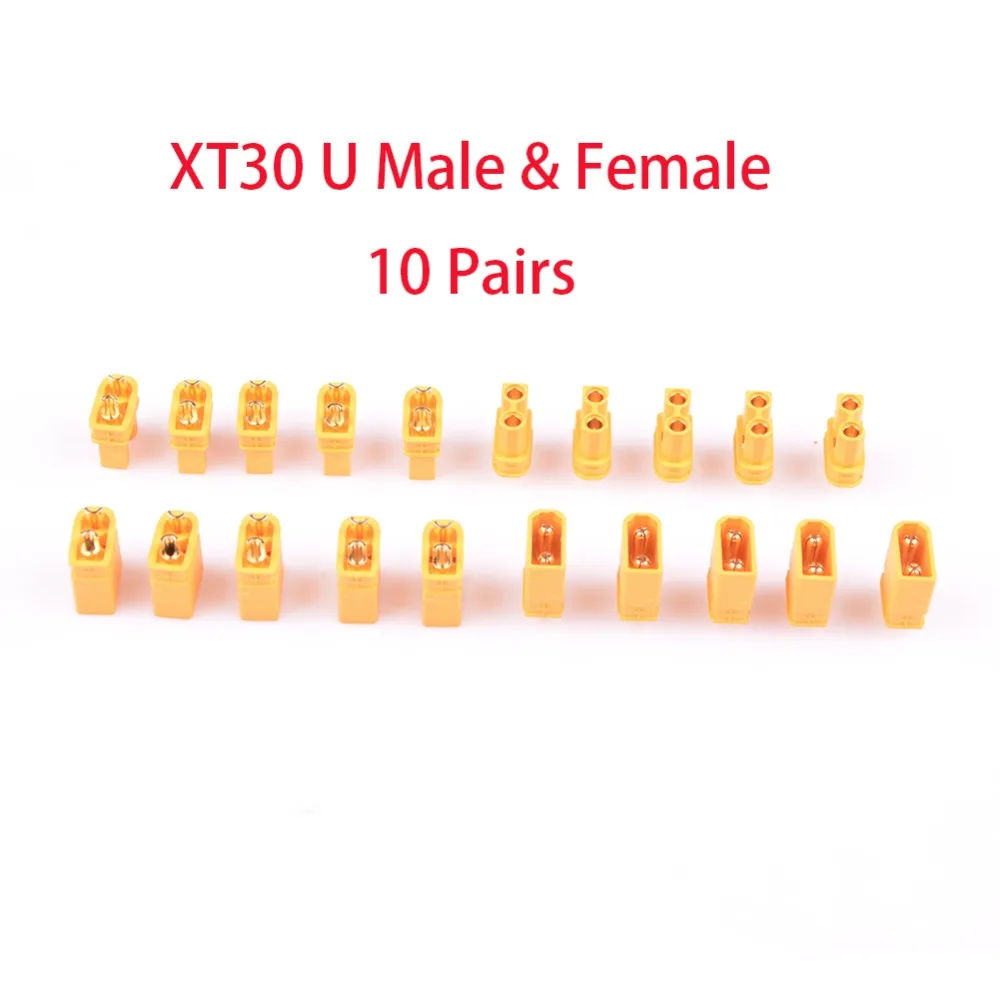 Оптовая 10 Пар Заработайте XT30 XT30U Мужской Женский Пуля Разъемы Для RC Lipo