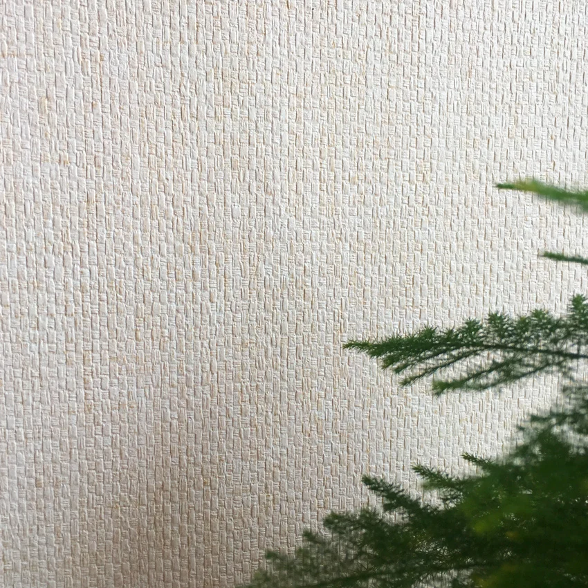 

Modern New Chinese Concave Convex Pure Color Wallpaper White Straw Wallpaper for Walls In Rolls Texture Papel De Parede