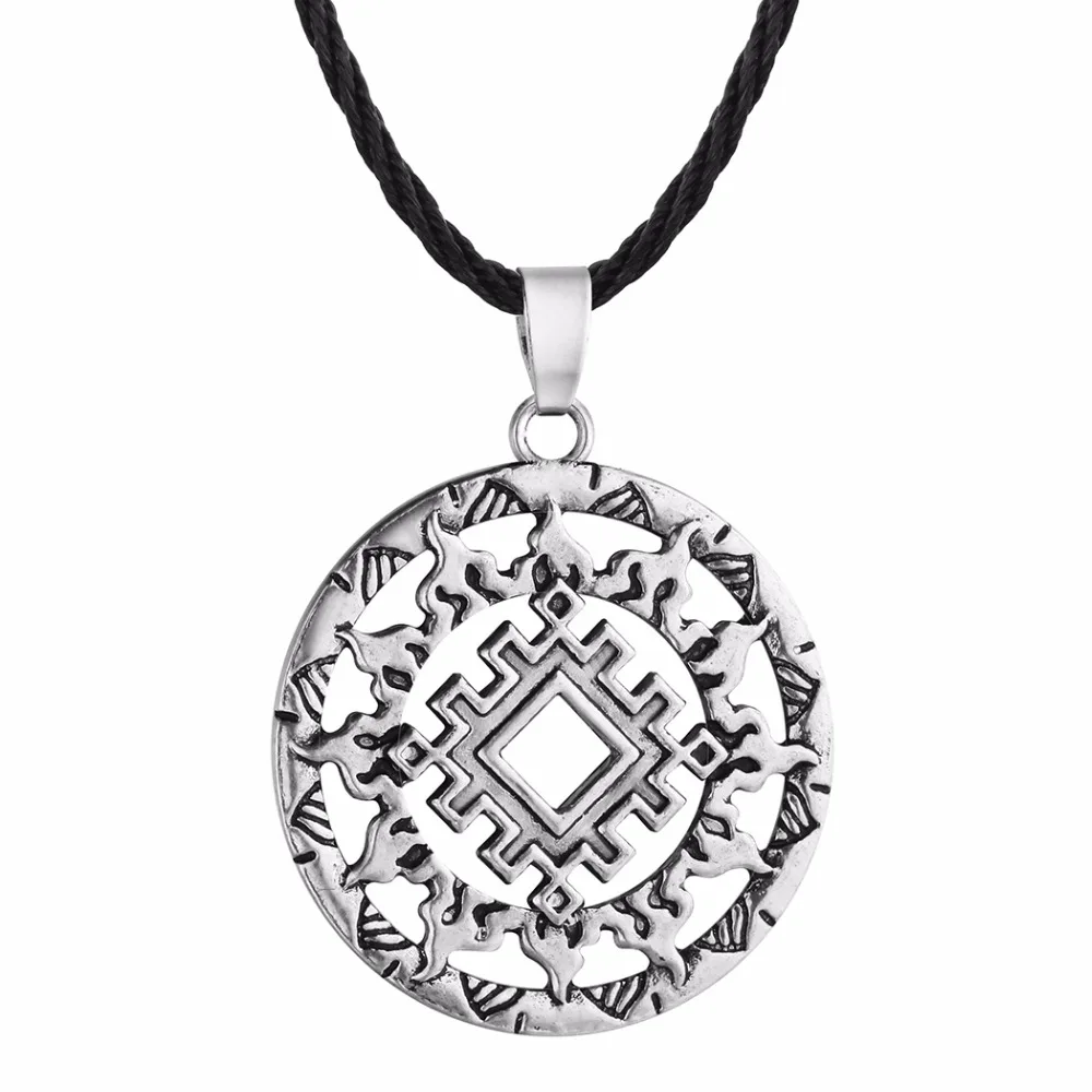 Kinitial Винтаж Лада Star символ кулон Цепочки и ожерелья языческих Славянский оберег