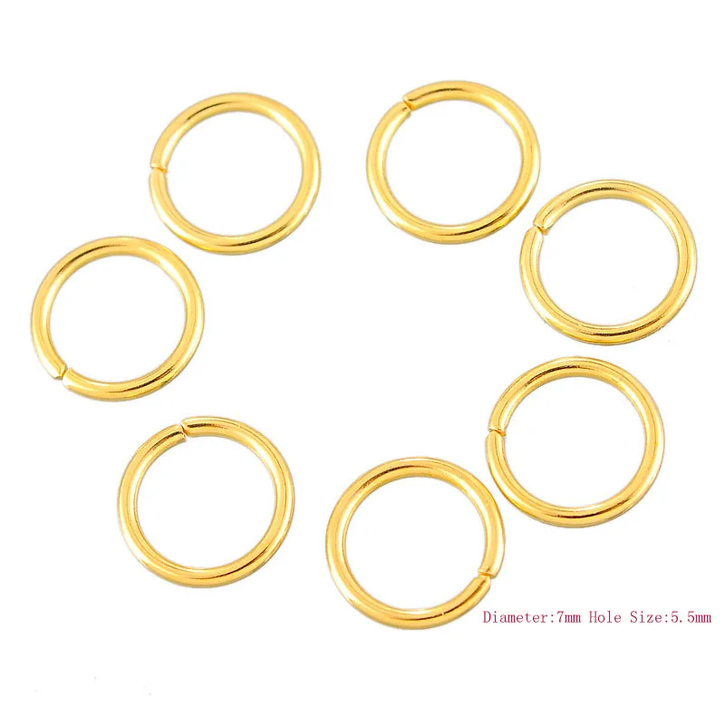 Металлические ювелирные изделия 20 шт кольцо из нержавеющей стали золотой цвет