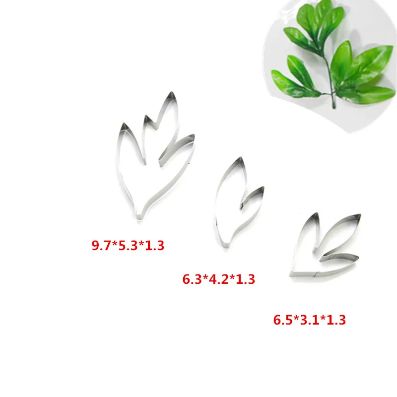 Бренд рождество Выпечки Из Нержавеющей Стали Покидать Прессформа Печенья Торт