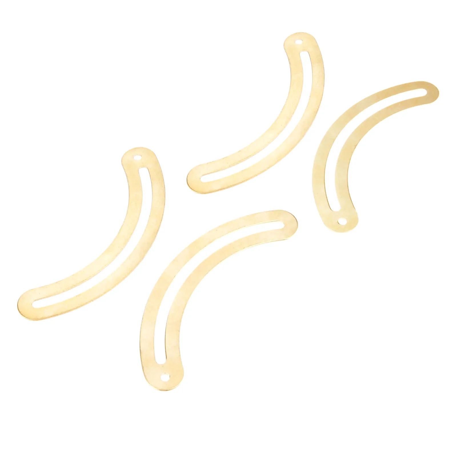 DRELD 4 шт. золотые изогнутые деревянные ящики для вина большие петли ящика