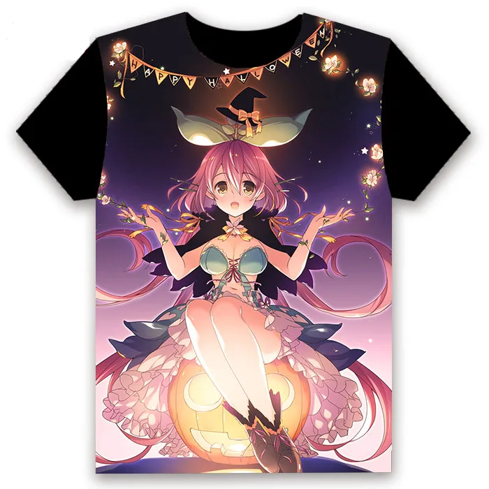 Аниме футболка игра грансинь фантазия косплей короткий рукав женская мужская