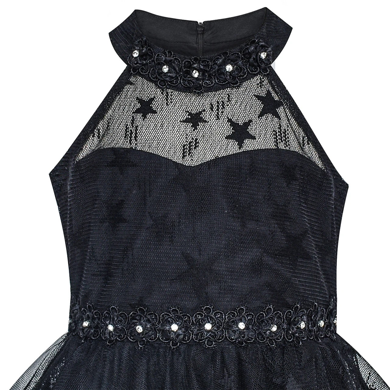 Flower Girl Dress Black Halter Lace Star Tutu Dancing Party 2020 Summer Princess Wedding Dresses Children Clothes Pageant | Детская