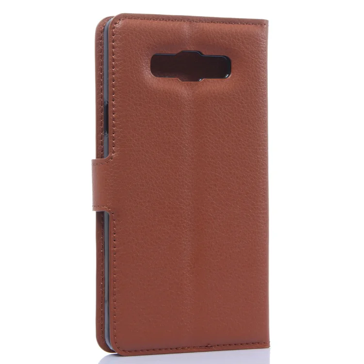 Для samsung Galaxy A7 2015 чехол с личи Роскошный из искусственной кожи для телефона задняя