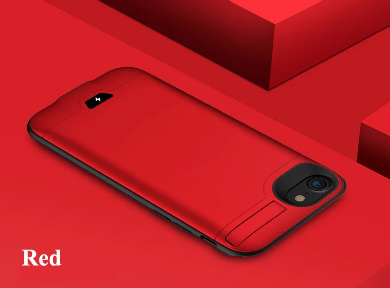 for iphone 6 6s plus Чехол для зарядного устройства портативный внешний блок питания Аудио Частота для iPhone 7 8 plus запасная крышка аккумулятора подставка держатель 20000 мАч - Цвет: for iphone 6 6s plus