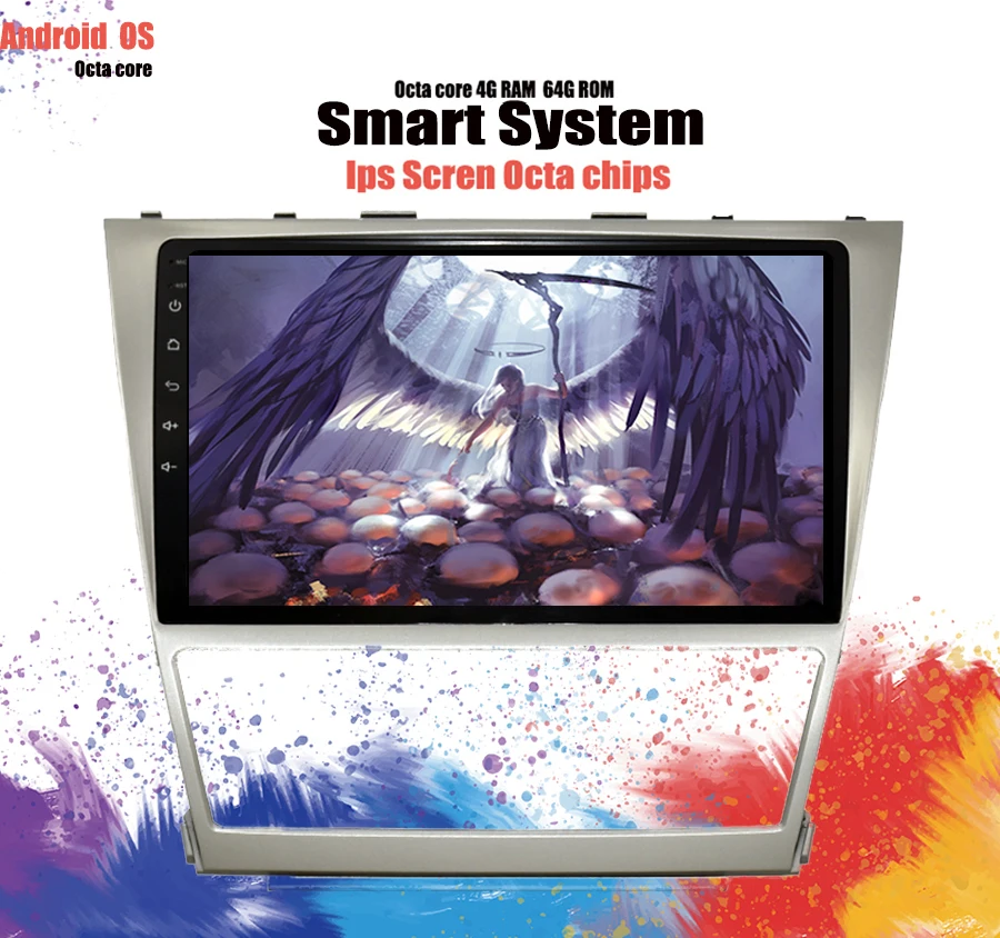 Android 10 0 Octa Core 1 &quotАвтомобильный dvd плеер для Toyota Camry 2008 2011 GPS Navi поддержка dab +
