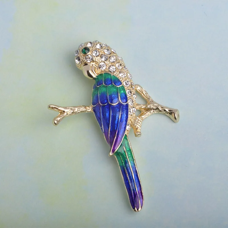 Сапфировые ювелирные изделия значок с синей эмалью брошь изящные детские