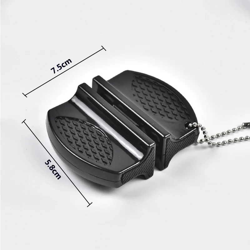 SZ87388-Black Точилка для ножей, Профессиональные Кухонные точильные каменные ножи, точильный камень из вольфрамовой стали, алмазные керамические кухонные ножи, аксессуары - Цвет: SZ87388-Black
